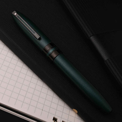 Sheaffer Icon Fountain Pen - Metallic Green PVD 12