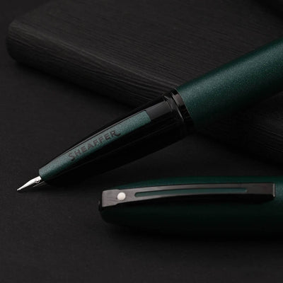 Sheaffer Icon Fountain Pen - Metallic Green PVD 8