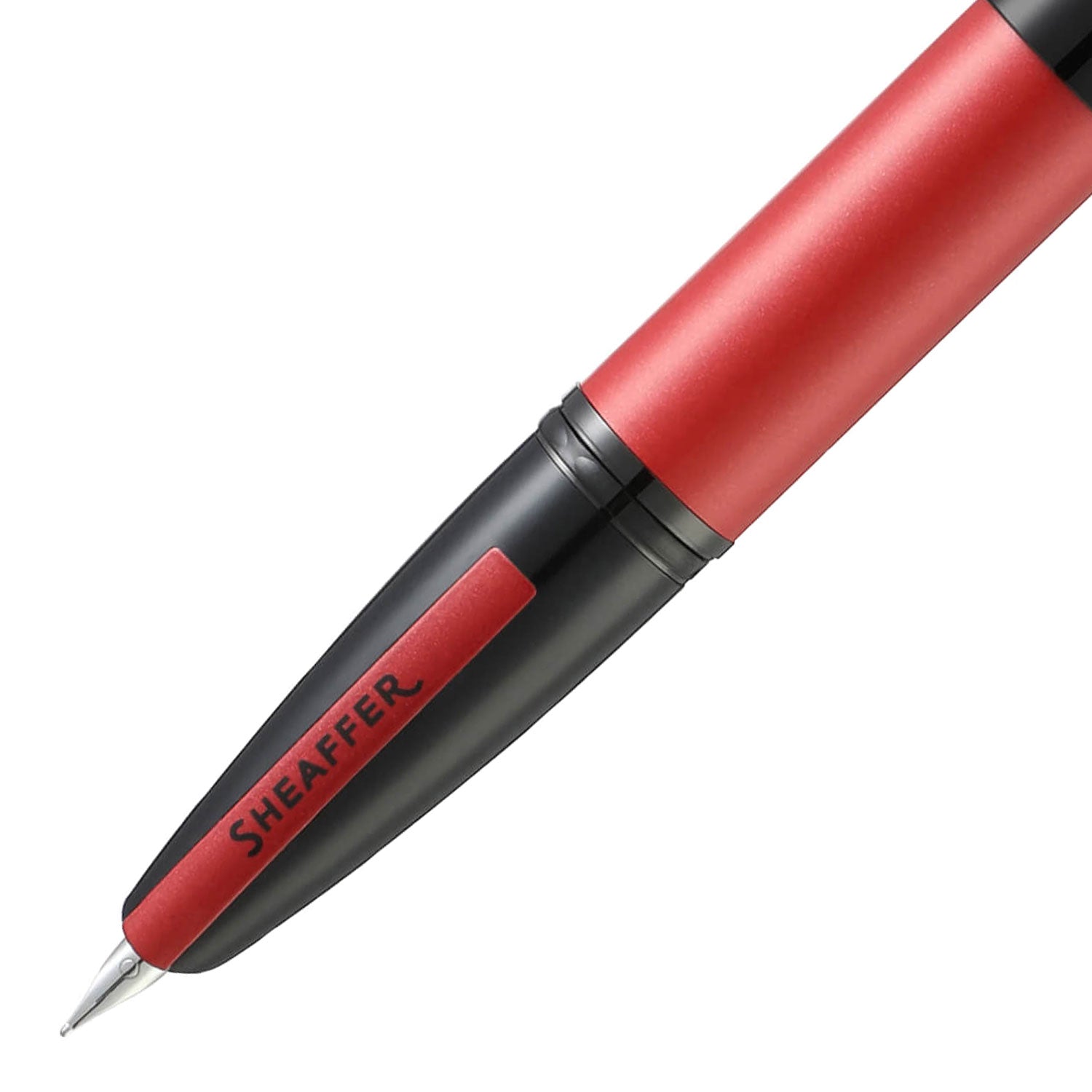 Sheaffer Icon 9111 - Matte Red With Glossy Black PVD Trim Fountain Pen - Image 3