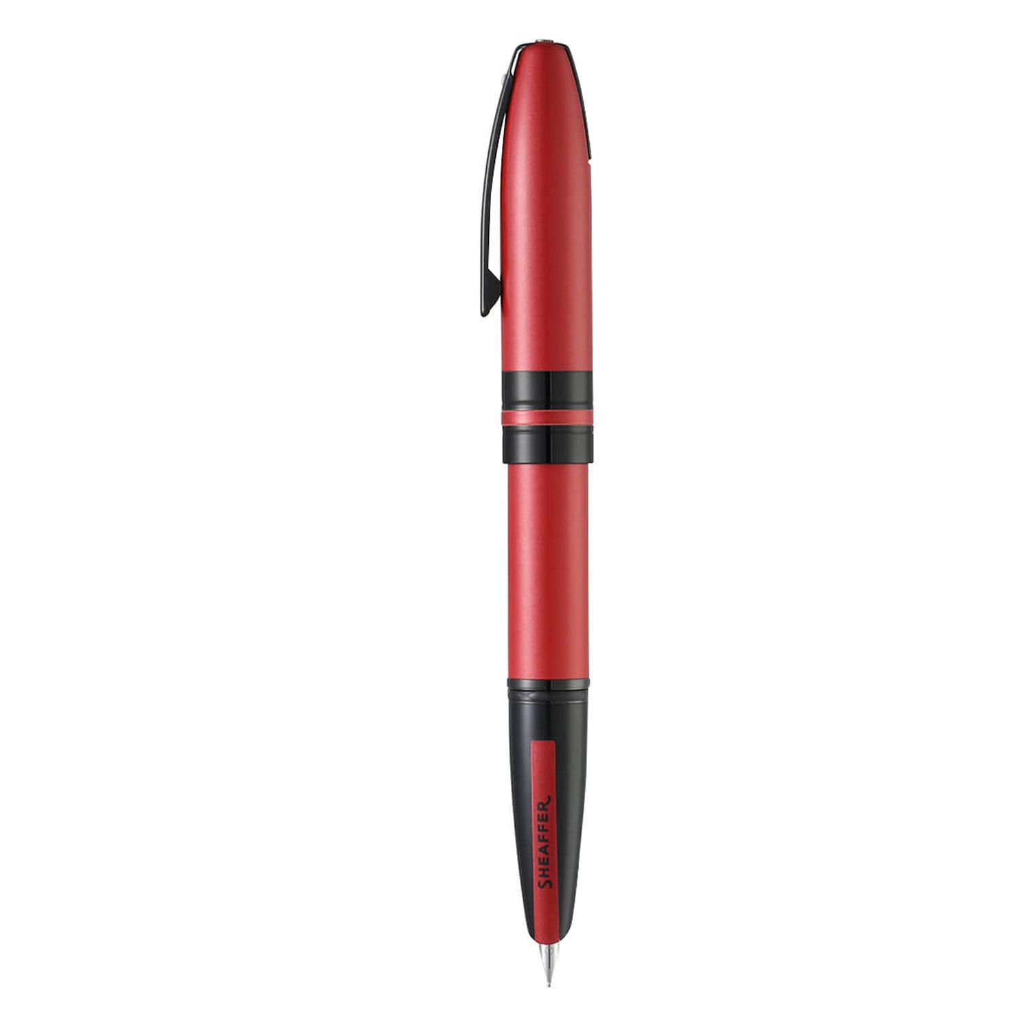 Sheaffer Icon 9111 - Matte Red With Glossy Black PVD Trim Fountain Pen - Image 4