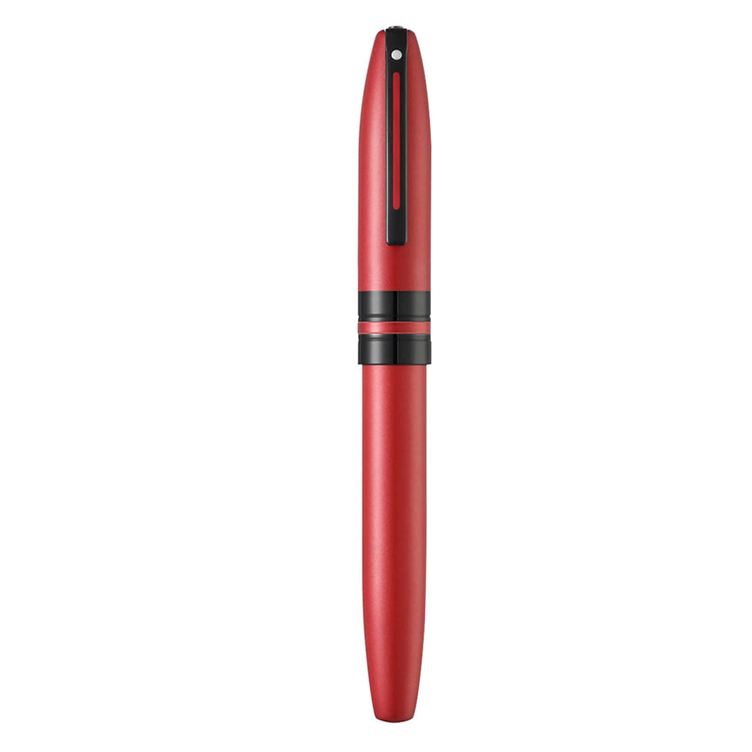 Sheaffer Icon 9111 - Matte Red With Glossy Black PVD Trim Fountain Pen - Image 5