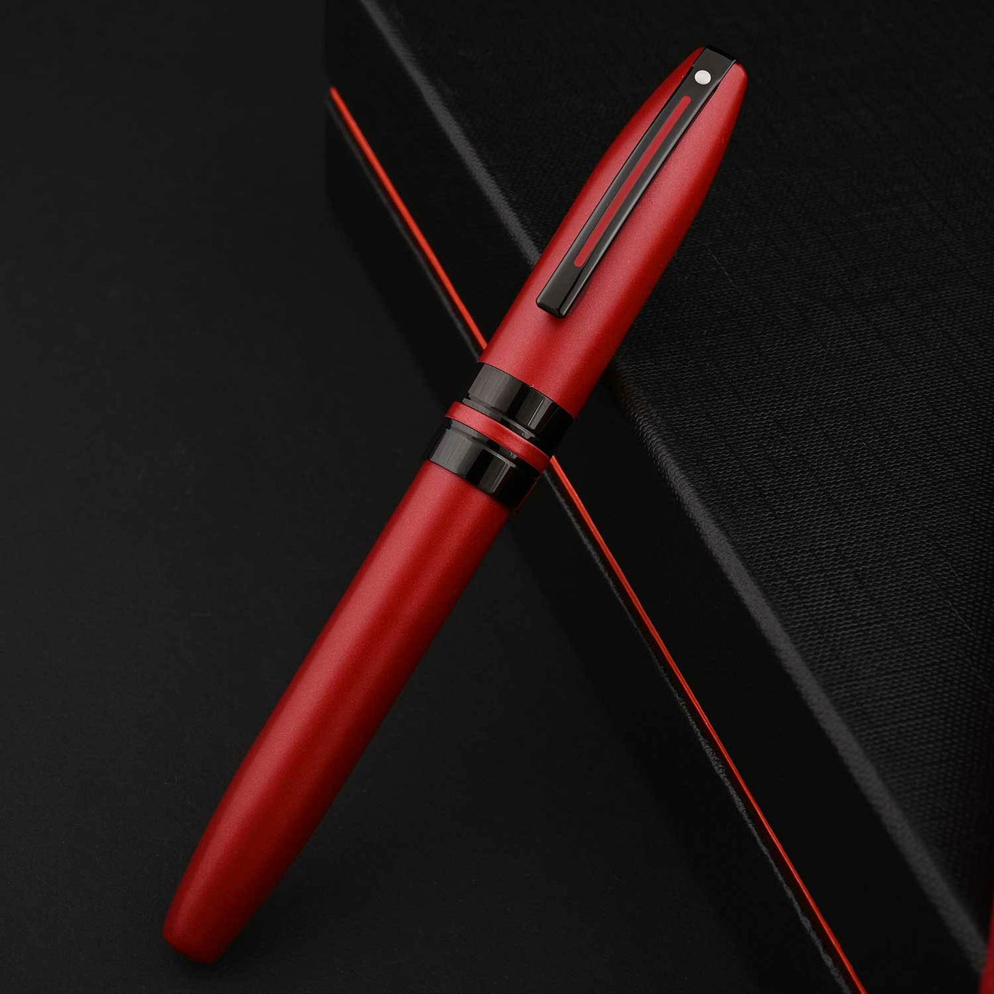 Sheaffer Icon Fountain Pen - Metallic Red PVD 9