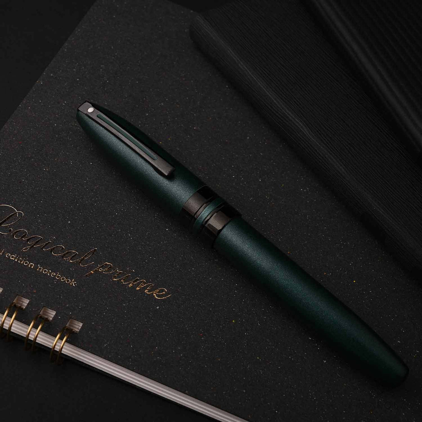 Sheaffer Icon Roller Ball Pen - Metallic Green PVD 11