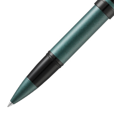 Sheaffer Icon Roller Ball Pen - Metallic Green PVD 2