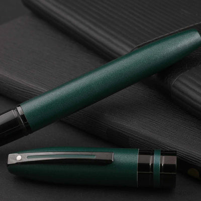 Sheaffer Icon Roller Ball Pen - Metallic Green PVD 9