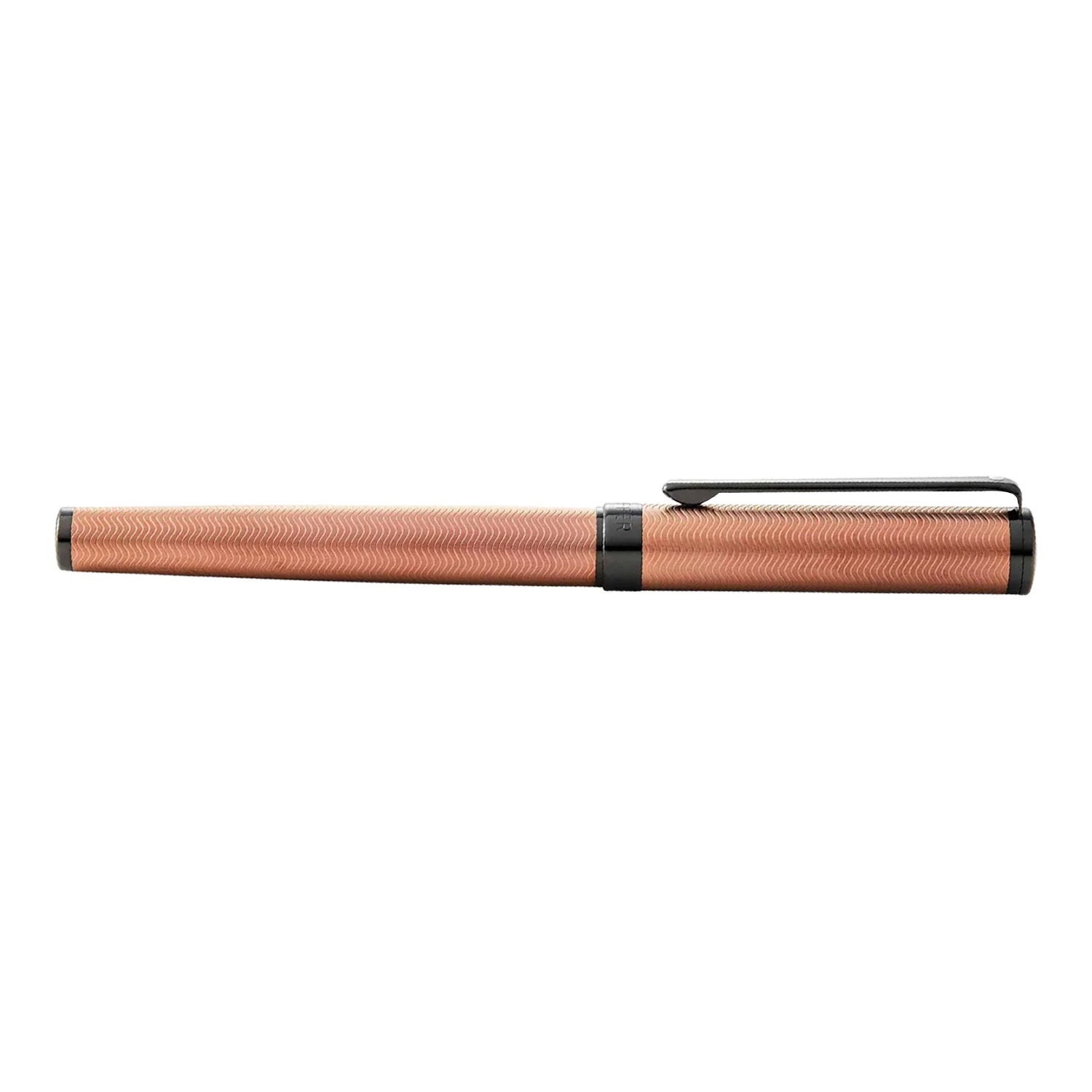 Sheaffer Intensity 9257 - Engraved Bronze PVD with Polished Black Trim Fountain Pen - Image 5