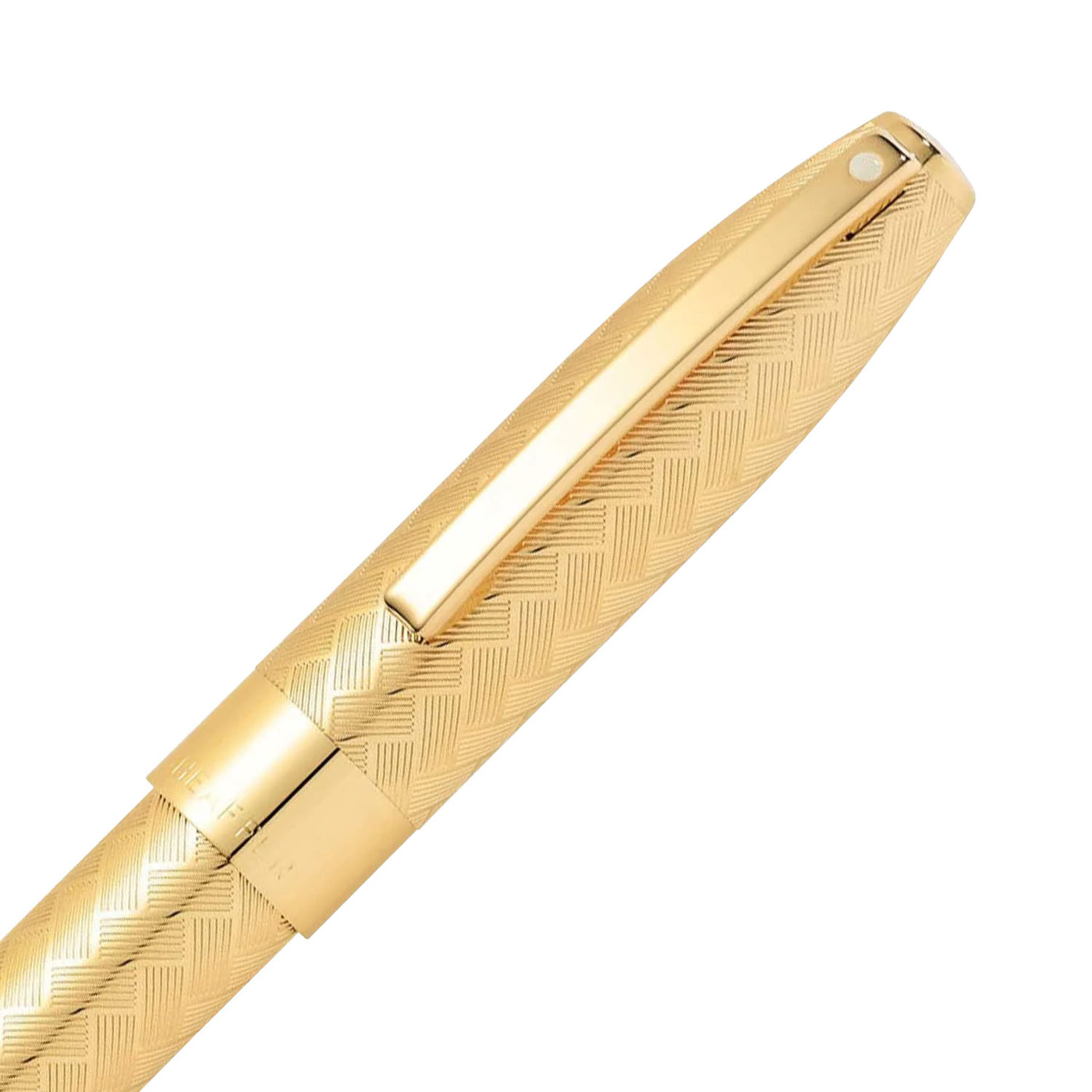 Sheaffer Legacy 23K Gold Plated Chevron Roller Ball Pen 3