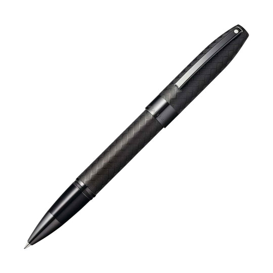 Sheaffer Legacy Chevron Roller Ball Pen - Matte Black PVD