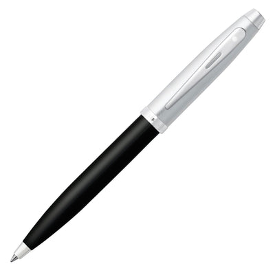 Sheaffer 100 Ball Pen - Black & Brushed Chrome 6