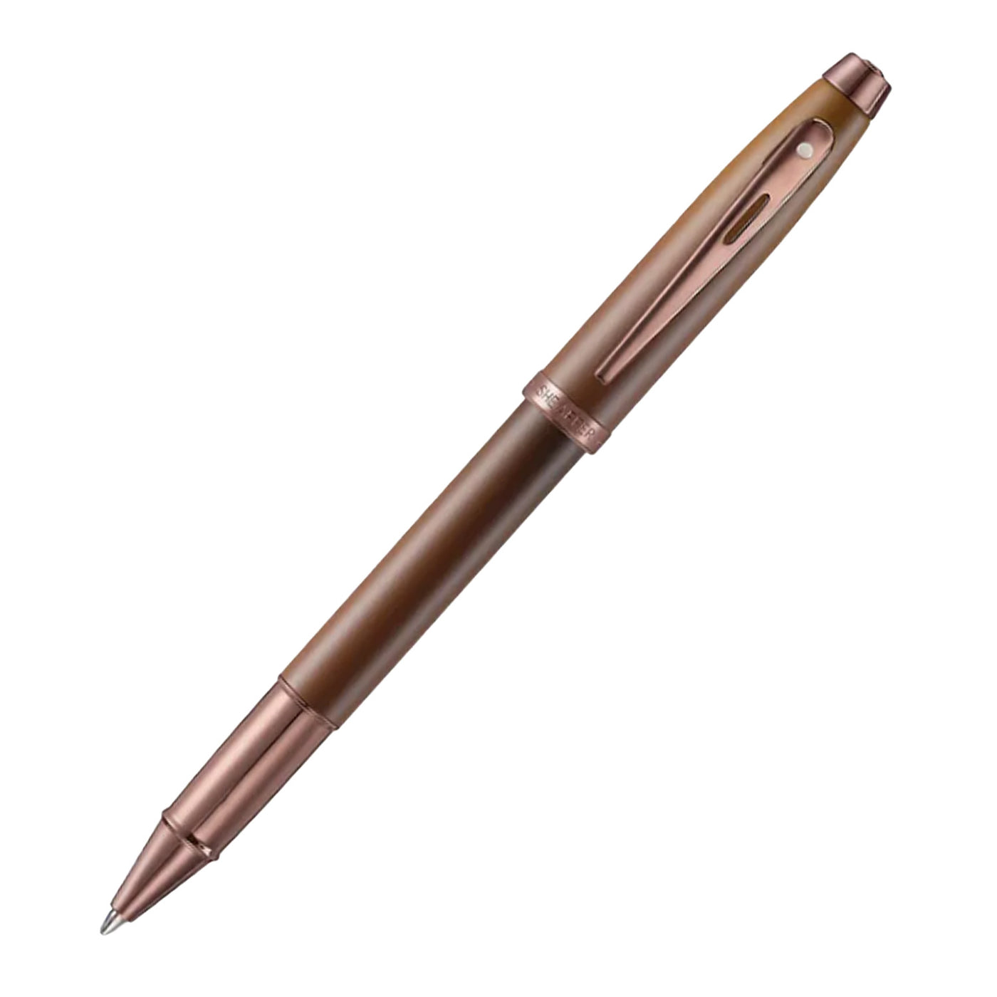 Sheaffer 100 Coffee Edition Roller Ball Pen - Brown PVD 1