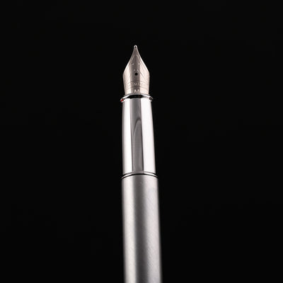 Sheaffer 100 Fountain Pen - Brushed Chrome CT 10