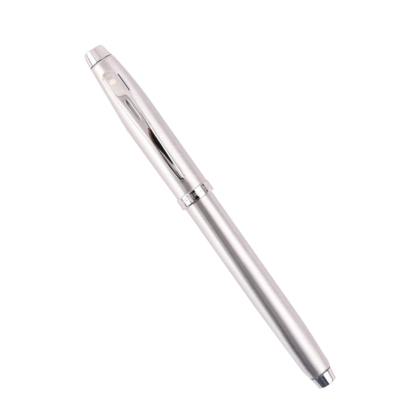 Sheaffer 100 Fountain Pen - Brushed Chrome CT 6