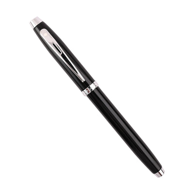 Sheaffer 100 Fountain Pen - Glossy Black CT 6