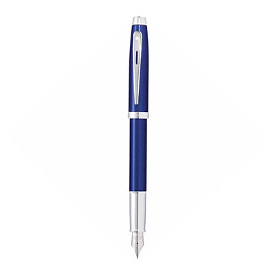 Sheaffer 100 Fountain Pen - Glossy Blue CT 2