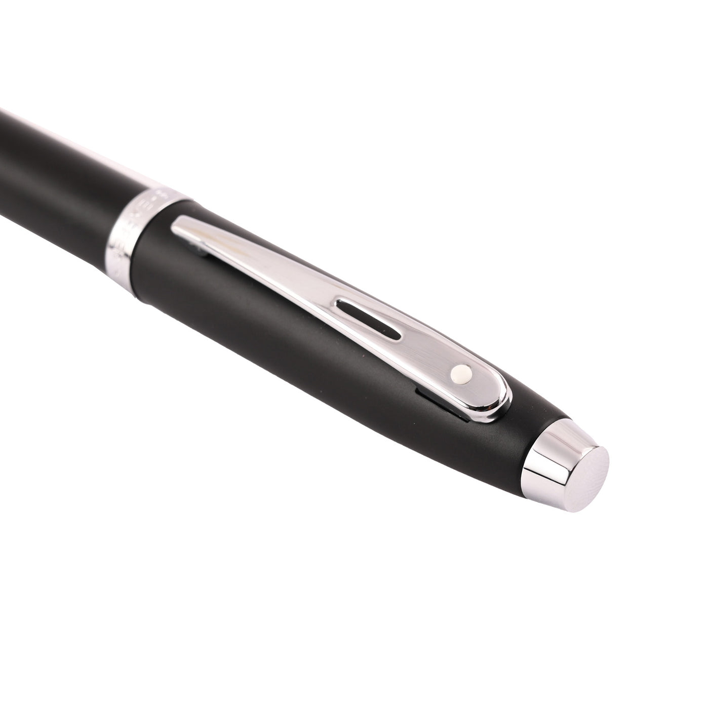 Sheaffer 100 Fountain Pen - Matte Black CT 4