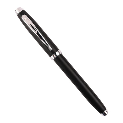 Sheaffer 100 Fountain Pen - Matte Black CT 6