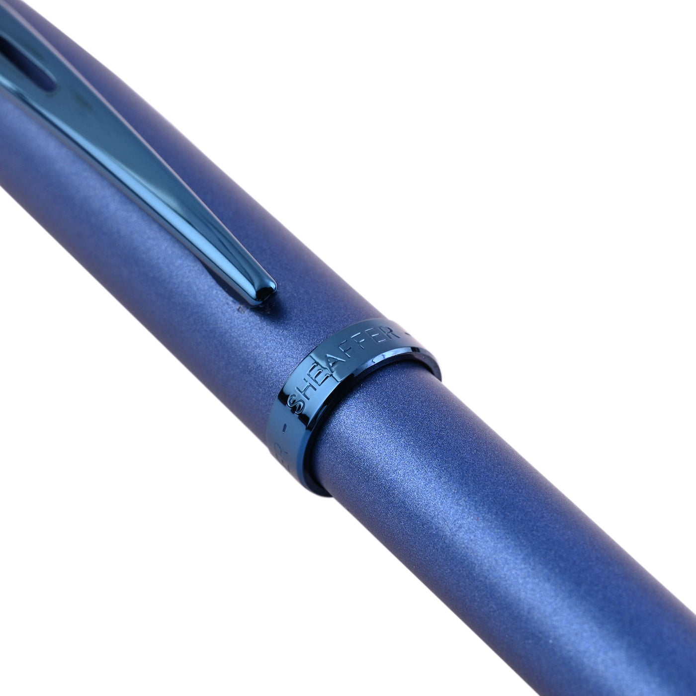 Sheaffer 100 Fountain Pen - Satin Blue PVD 5