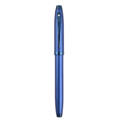 Sheaffer 100 Fountain Pen - Satin Blue PVD 6