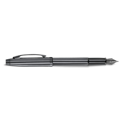 Sheaffer 100 Ionic Fountain Pen - Gunmetal Grey PVD 12