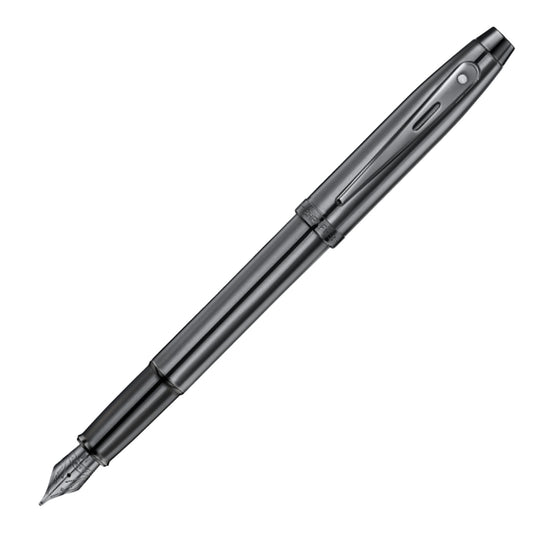 Sheaffer 100 Ionic Fountain Pen - Gunmetal Grey PVD