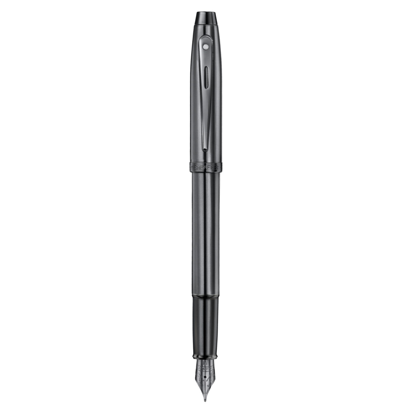 Sheaffer 100 Ionic Fountain Pen - Gunmetal Grey PVD 3