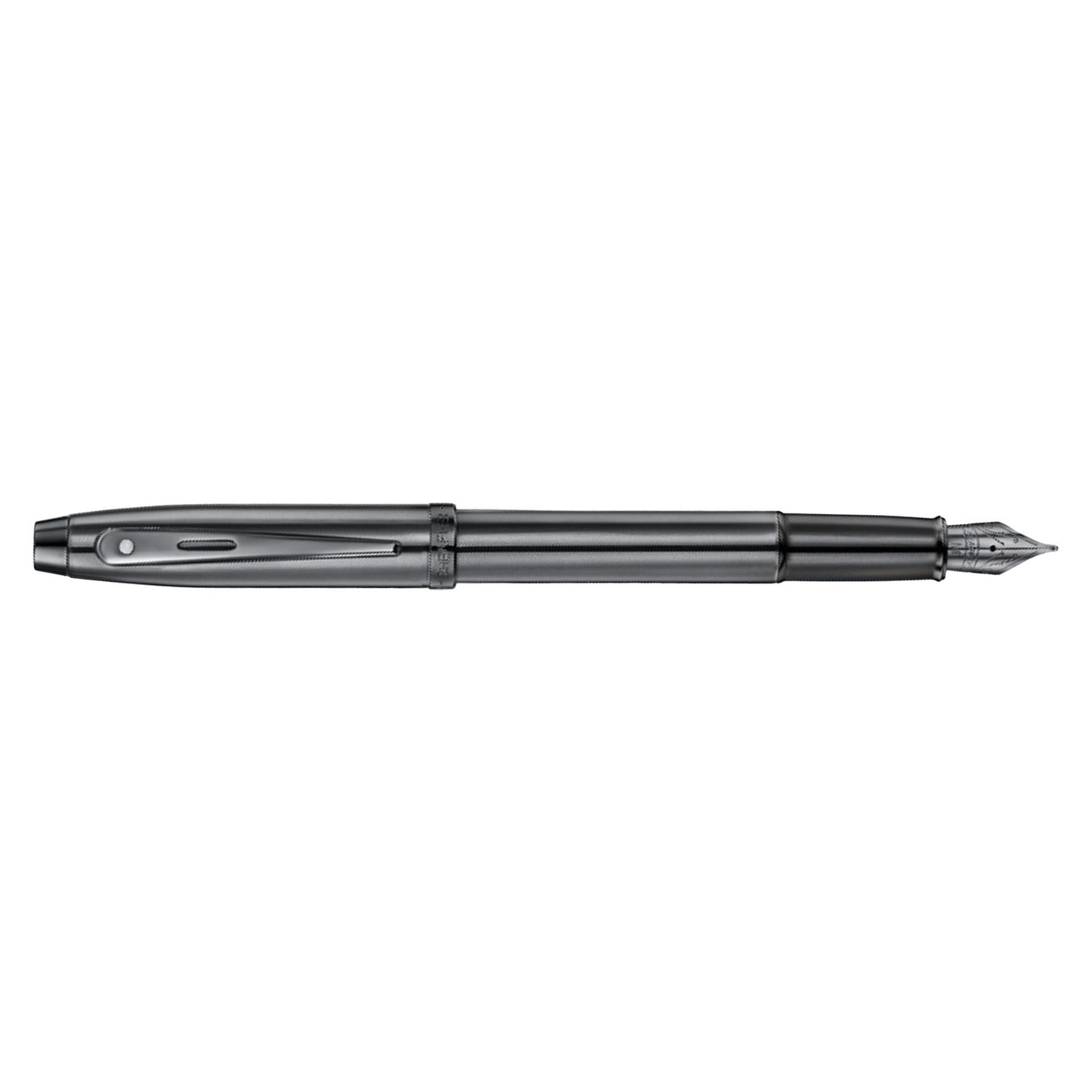 Sheaffer 100 Ionic Fountain Pen - Gunmetal Grey PVD 5