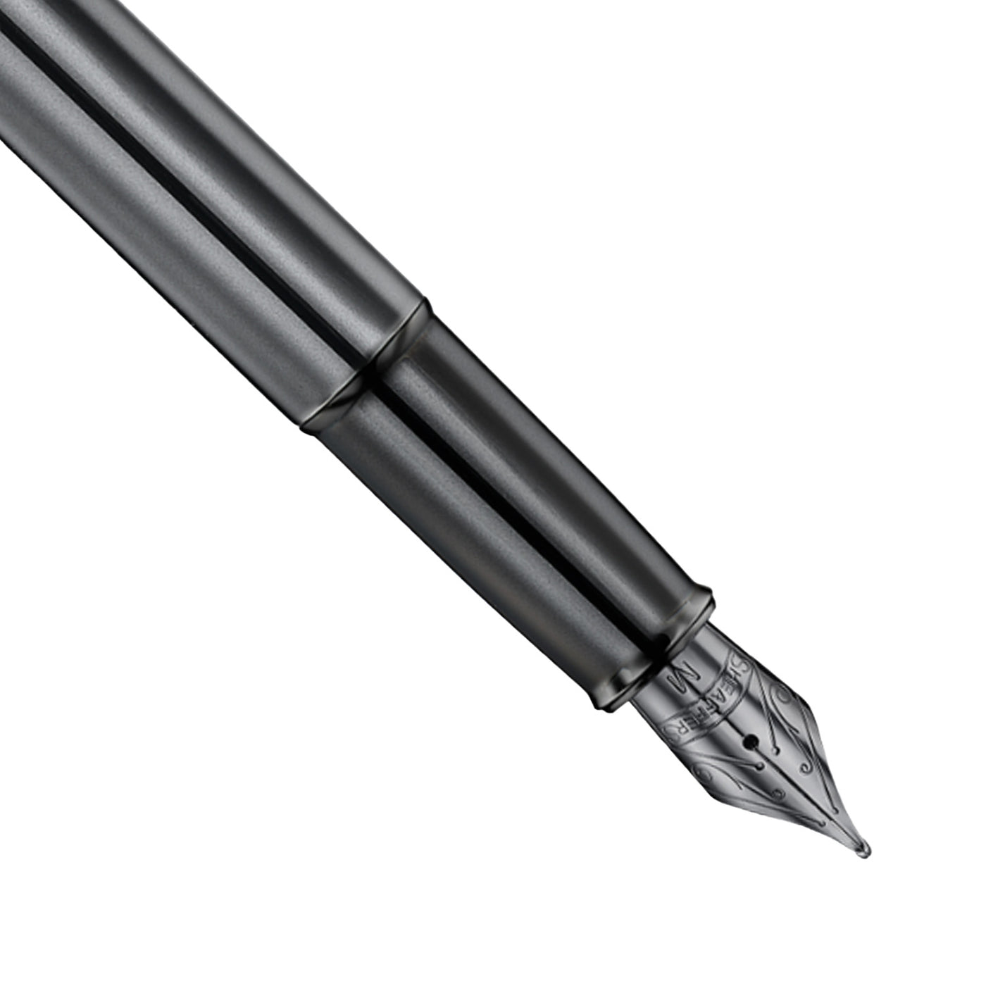 Sheaffer 100 Ionic Fountain Pen - Gunmetal Grey PVD 6