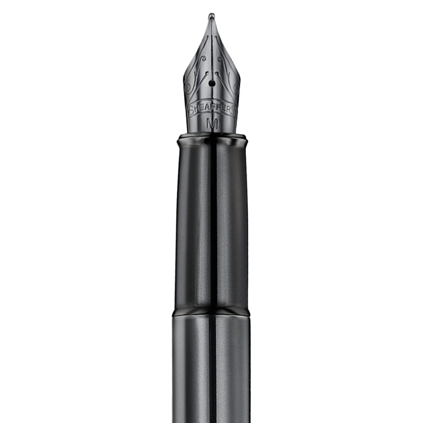 Sheaffer 100 Ionic Fountain Pen - Gunmetal Grey PVD 8