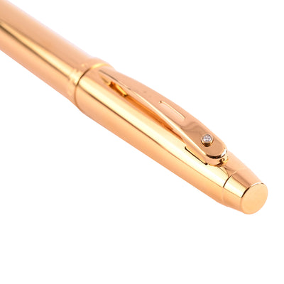 Sheaffer 100 PVD Gold with Diamond Embellishment Ball Pen 2