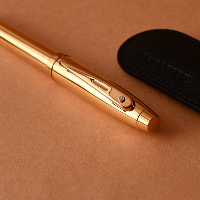 Sheaffer 100 PVD Gold with Diamond Embellishment Fountain Pen 11