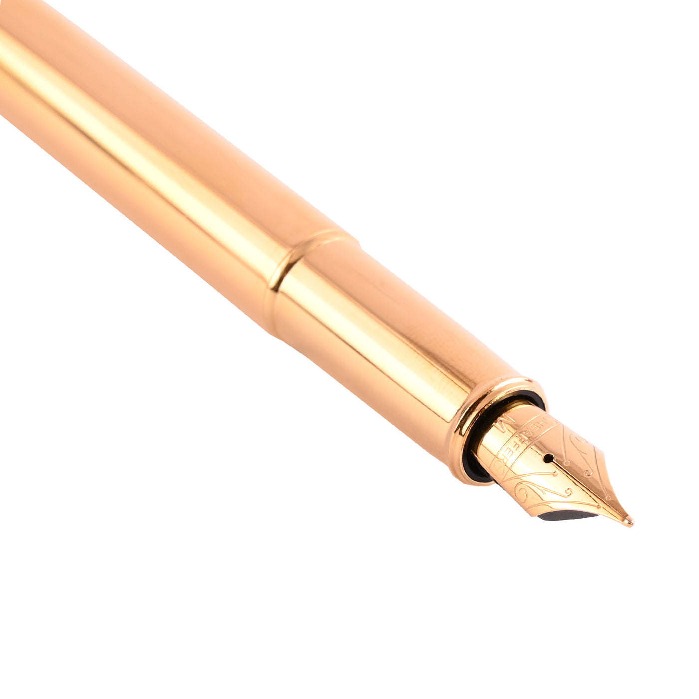 Sheaffer 100 PVD Gold with Diamond Embellishment Fountain Pen 3