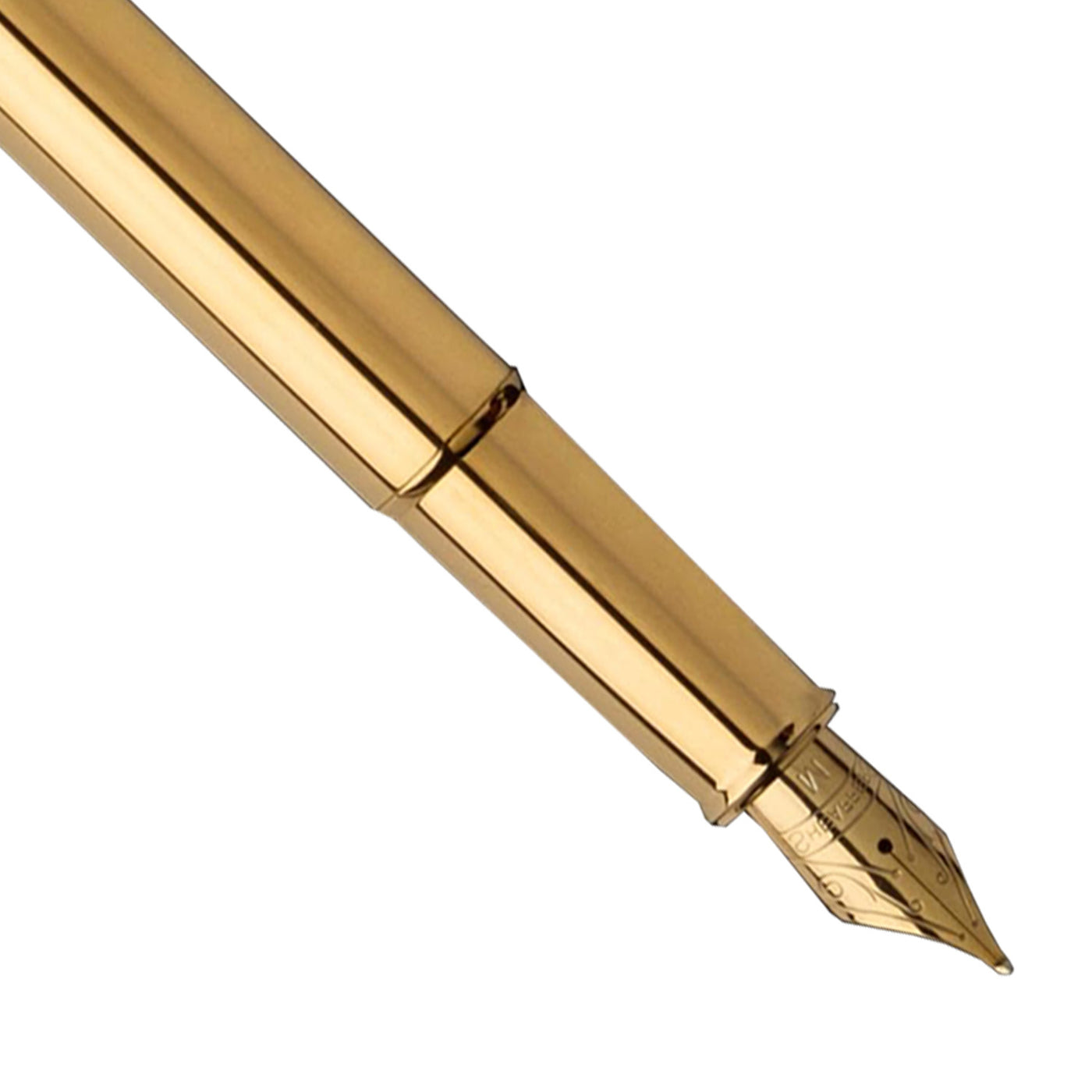 Sheaffer 100 PVD Gold with Diamond Embellishment Fountain Pen 4