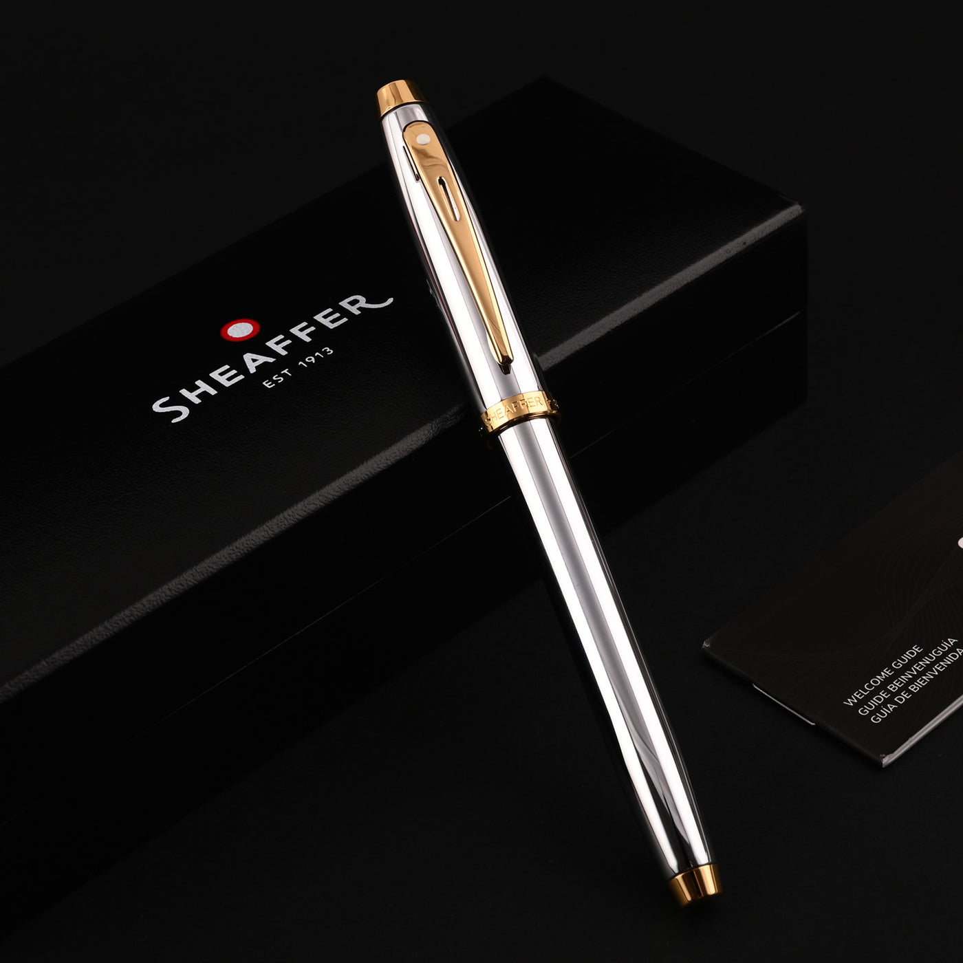 Sheaffer 100 Roller Ball Pen - Chrome GT 10