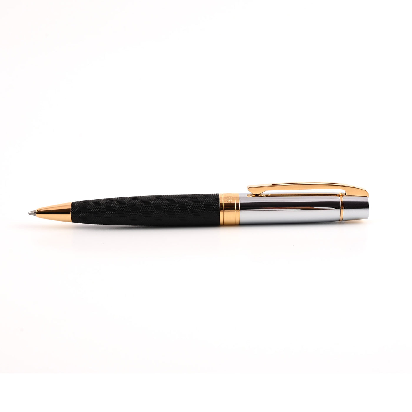 Sheaffer 300 Ball Pen - Engraved Black & Chrome GT 5