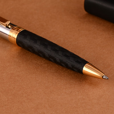 Sheaffer 300 Ball Pen - Engraved Black & Chrome GT 8