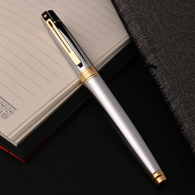 Sheaffer 300 Fountain Pen - Bright Chrome GT 13