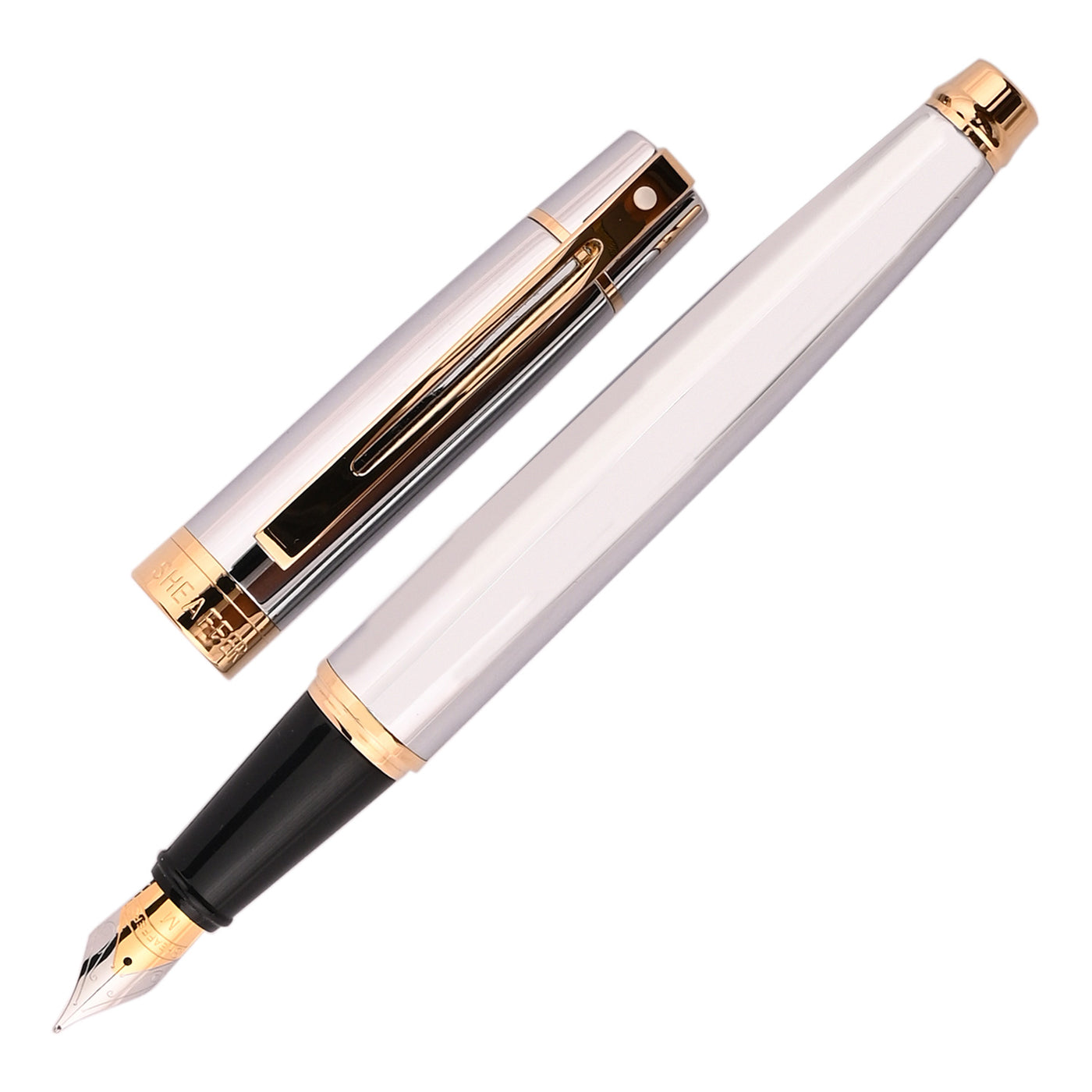 Sheaffer 300 Fountain Pen - Bright Chrome GT 1