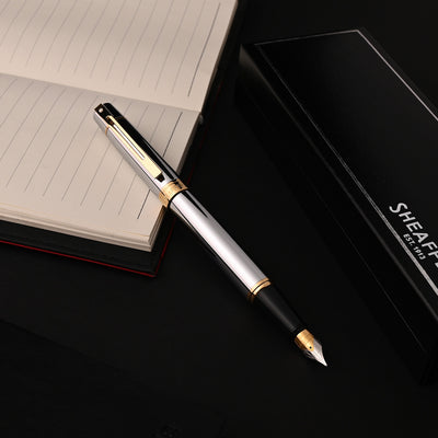 Sheaffer 300 Fountain Pen - Bright Chrome GT 9