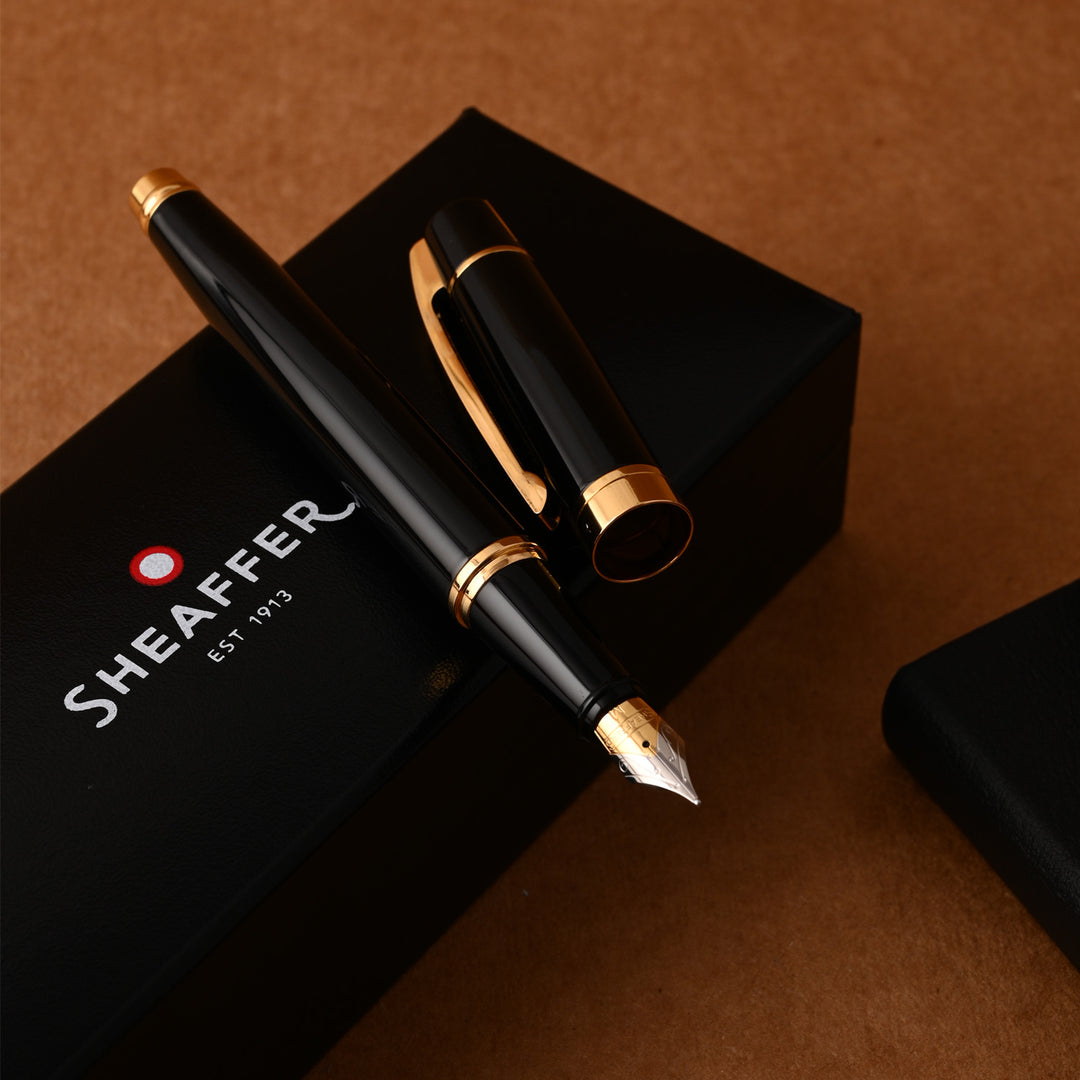Buy Sheaffer 300 Fountain Pen - Glossy Black Online at Makoba-Sheaffer