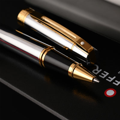 Sheaffer 300 Roller Ball Pen - Bright Chrome GT 10