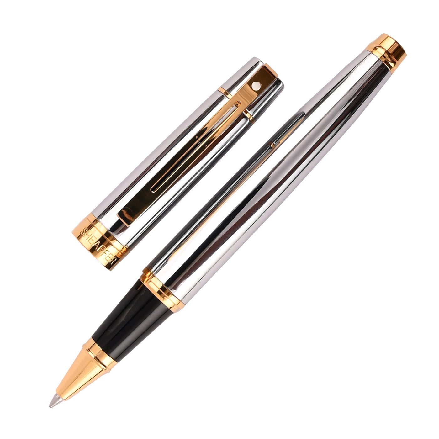 Sheaffer 300 Roller Ball Pen - Bright Chrome GT 1