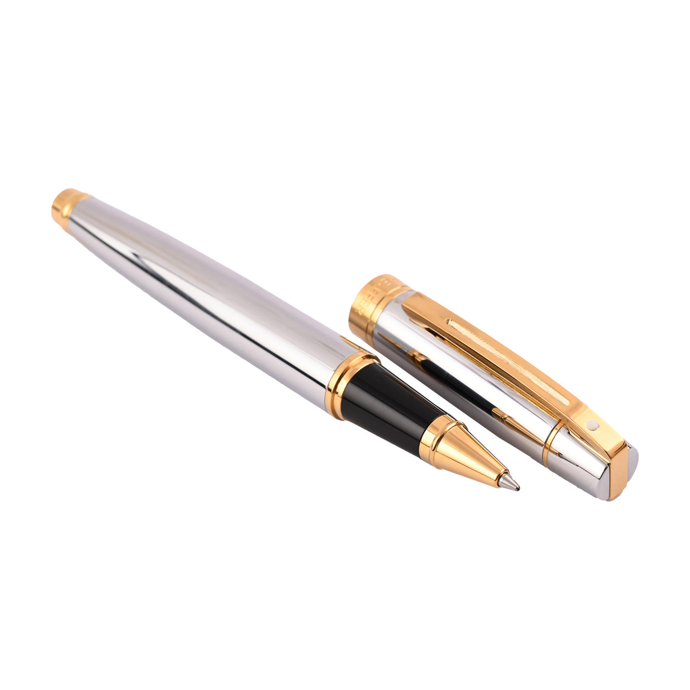 Sheaffer 300 Roller Ball Pen - Bright Chrome GT 2