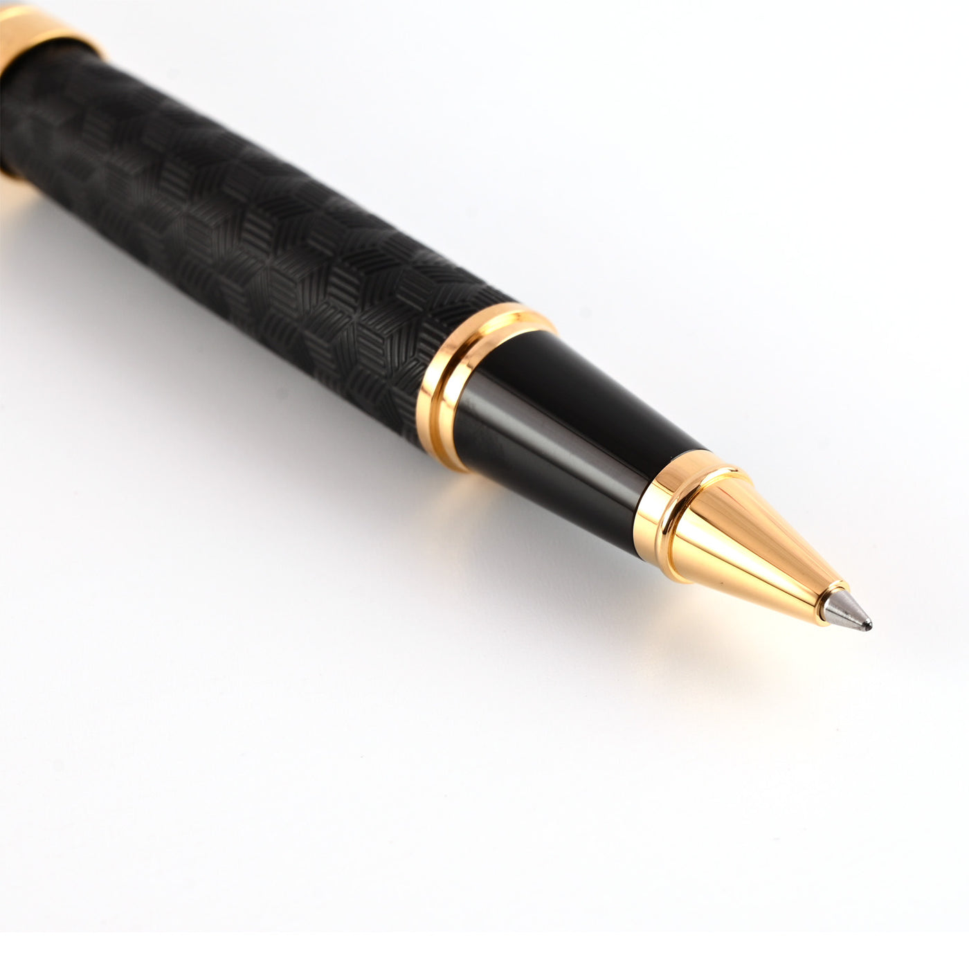 Sheaffer 300 Roller Ball Pen - Engraved Black & Chrome GT 5