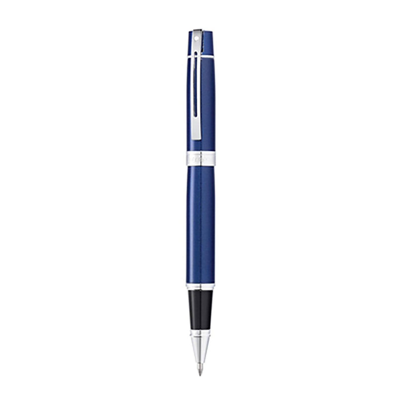 Sheaffer 300 Roller Ball Pen - Glossy Blue CT 2