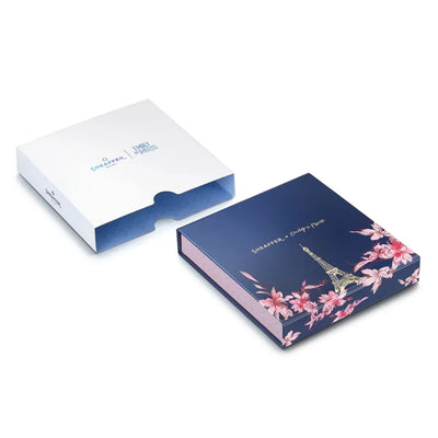 Sheaffer 321 Emily in Paris Gift Set - Sentinel Pink Ball Pen with Dark Pink Credit Card Holder