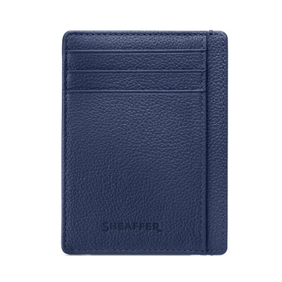 Sheaffer 9018 Gift Set - Reminder Matte Blue Ball Pen with Sapphire Night Blue Credit Card Holder