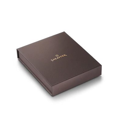 Sheaffer 9374 Gift Set - 100 Series Coffee Matte Brown Ball Pen with Brown Small Notebook
