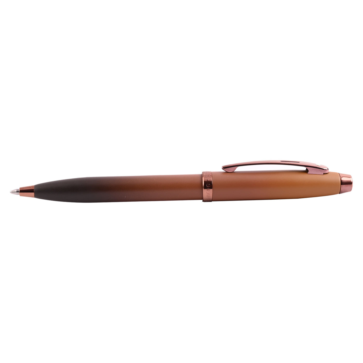 Sheaffer 9374 Gift Set - 100 Series Coffee Matte Brown Ball Pen with Brown Small Notebook