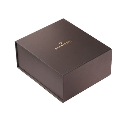Sheaffer 9374 Gift Set - 100 Series Coffee Matte Brown (Medium) Fountain Pen with Coffee Scented Ink Bottle