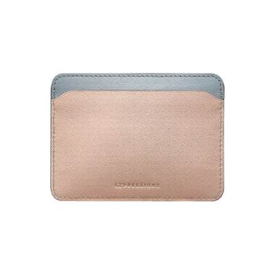Sheaffer 9376 Gift Set - Expressions 100 Blue & Pink Pearlised Gradient Ball Pen with Credit Card Holder